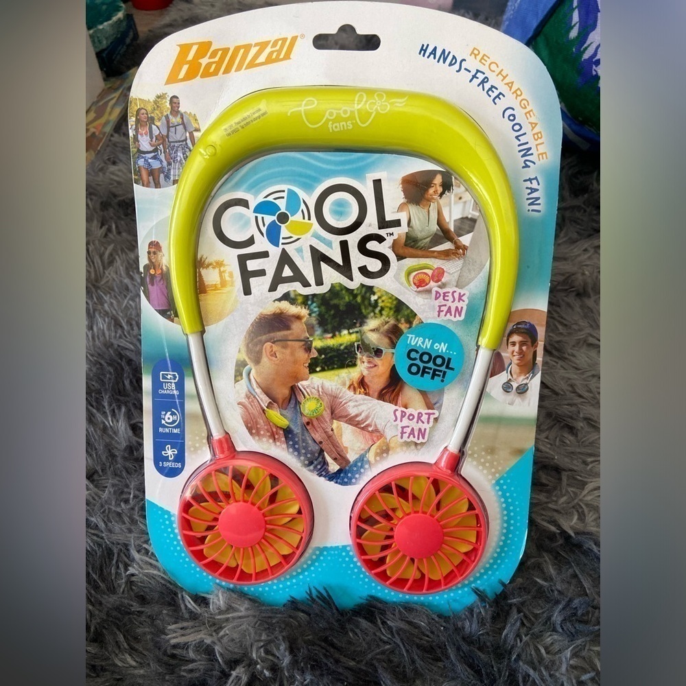 Cool fans rechargeable neck fan